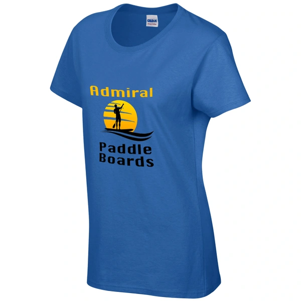 Custom Printed T-Shirt - Side Shot - Paddle Board