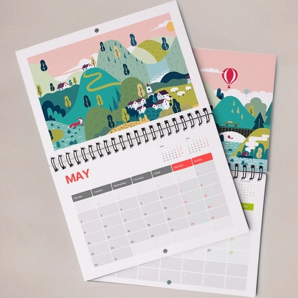  Wiro Bound Drilled Calendars - 02